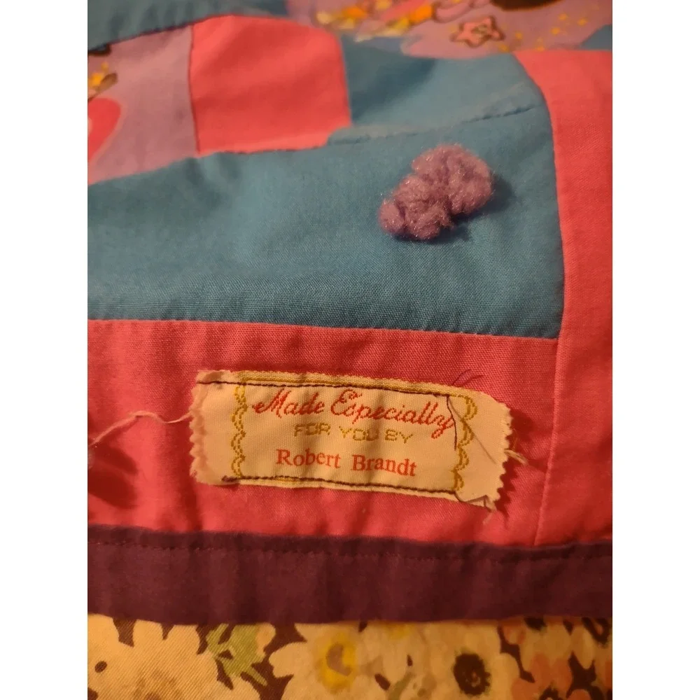 Dora The Explorer Handmade Baby Quilt 39x39 Nostalgia‎ Kidcore 90s